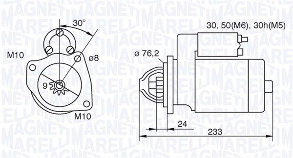 MAGNETI MARELLI Starteris 063521074420